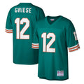 Bob Griese Miami Dolphins M & N Legacy Replica Jersey - Aqua | Stitched Football Jersey TJS2716