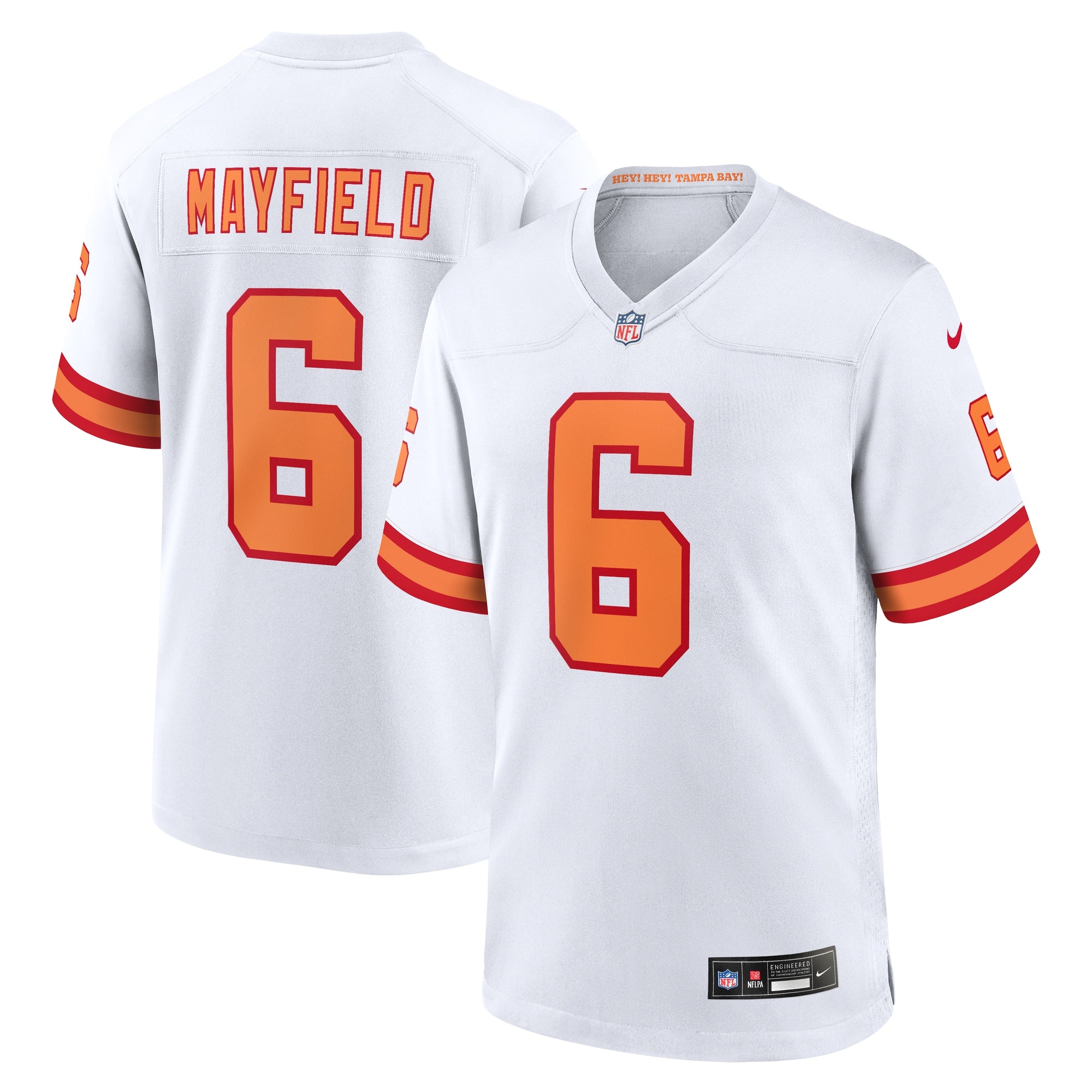 Baker Mayfield '76 Tampa Bay Buccaneers Player Game Jersey - White | Stitched Football Jersey TJS2746