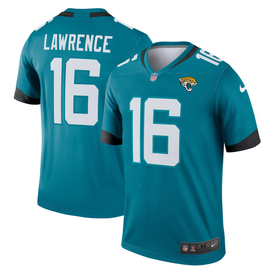 Trevor Lawrence Jacksonville Jaguars Legend Player Performance Top - Teal | Stitched Football Jersey TJS2799