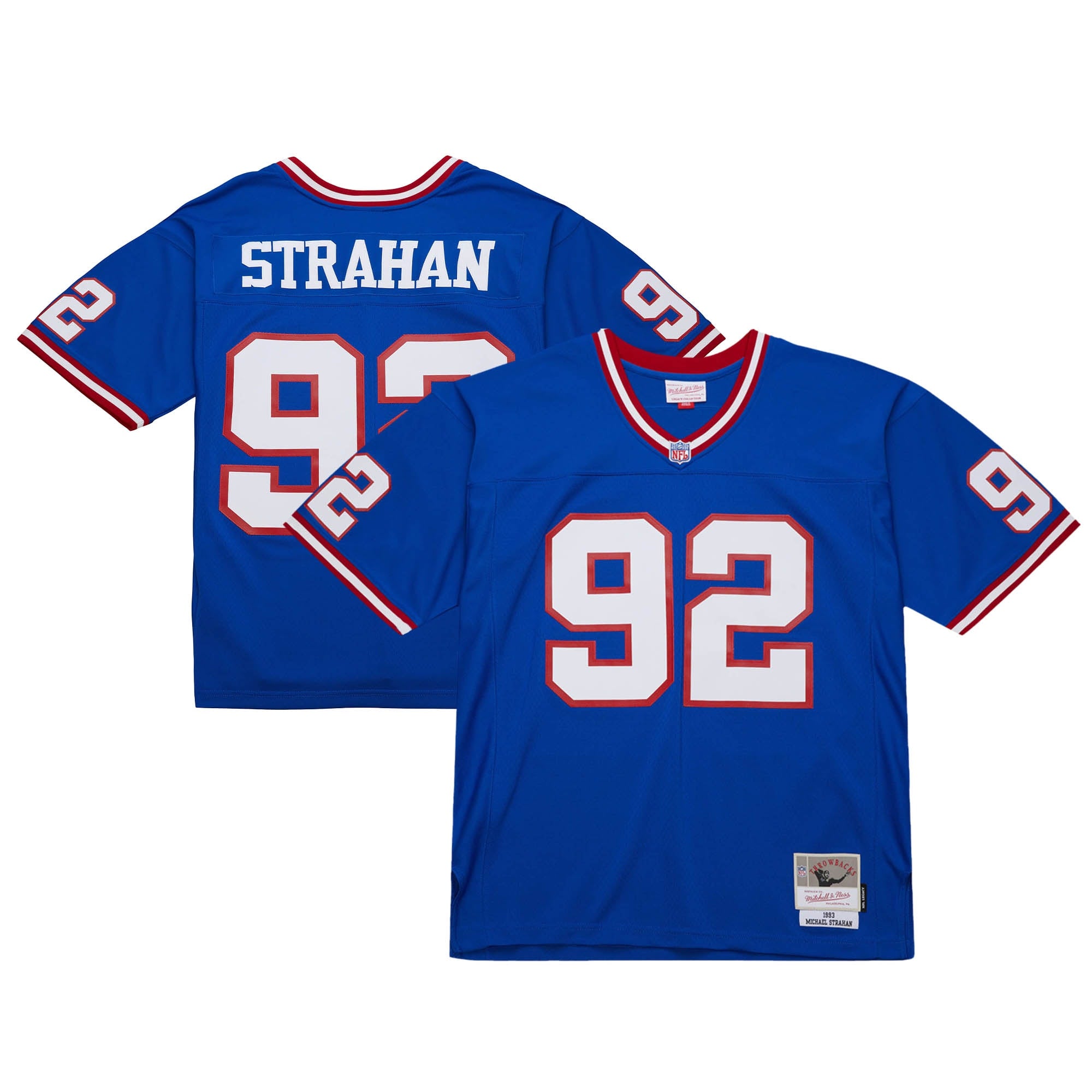 Michael Strahan New York Giants M & N 1993 Legacy Replica Jersey - Royal | Stitched Football Jersey TJS2659