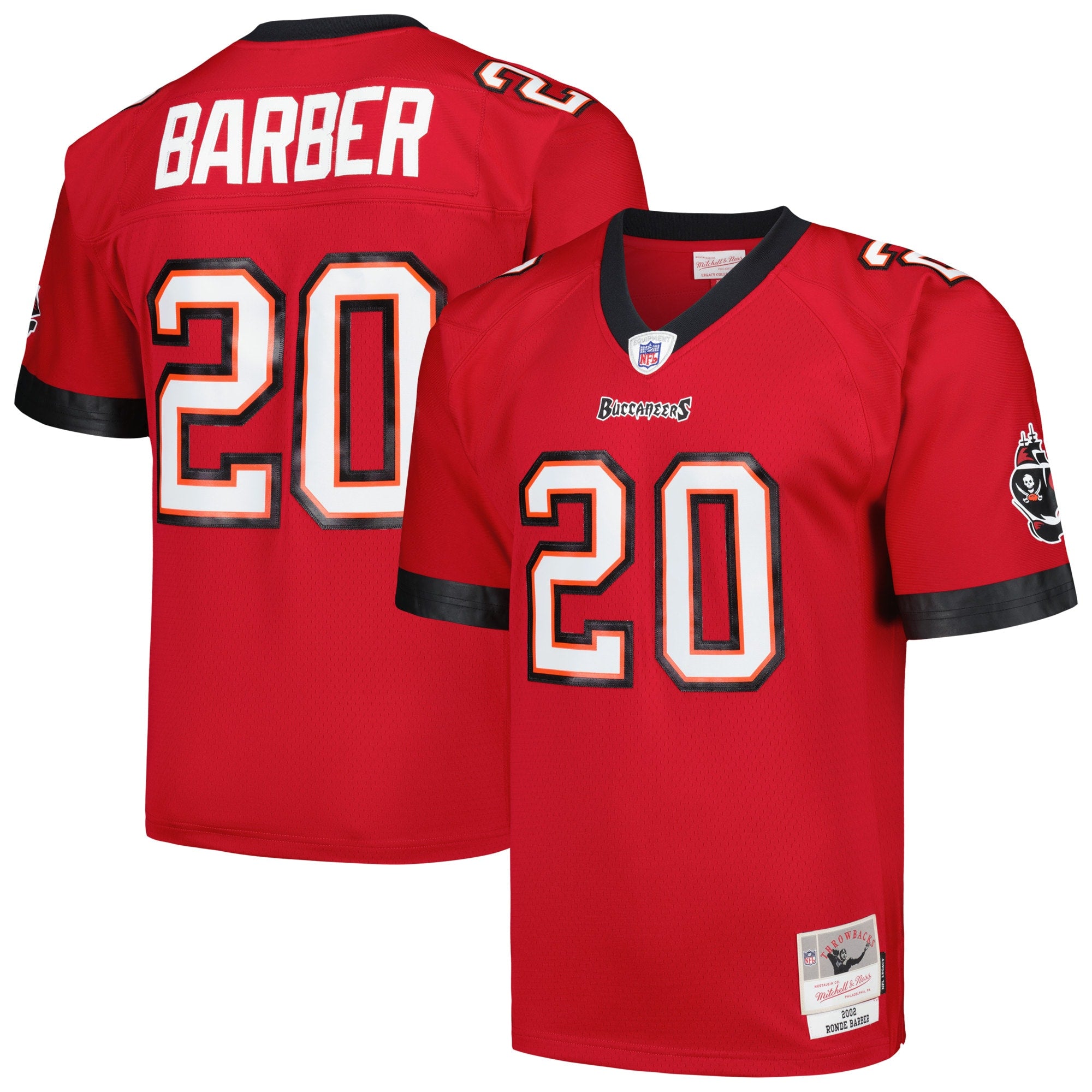 Ronde Barber Tampa Bay Buccaneers M & N Legacy Replica Jersey - Red | Stitched Football Jersey TJS2646