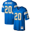 Natrone Means Los Angeles Chargers M & N Legacy Replica Jersey - Powder Blue | Stitched Football Jersey TJS2707