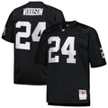Charles Woodson Las Vegas Raiders M & N Big & Tall 1998 Retired Player Replica Jersey - Black | Stitched Football Jersey TJS2779