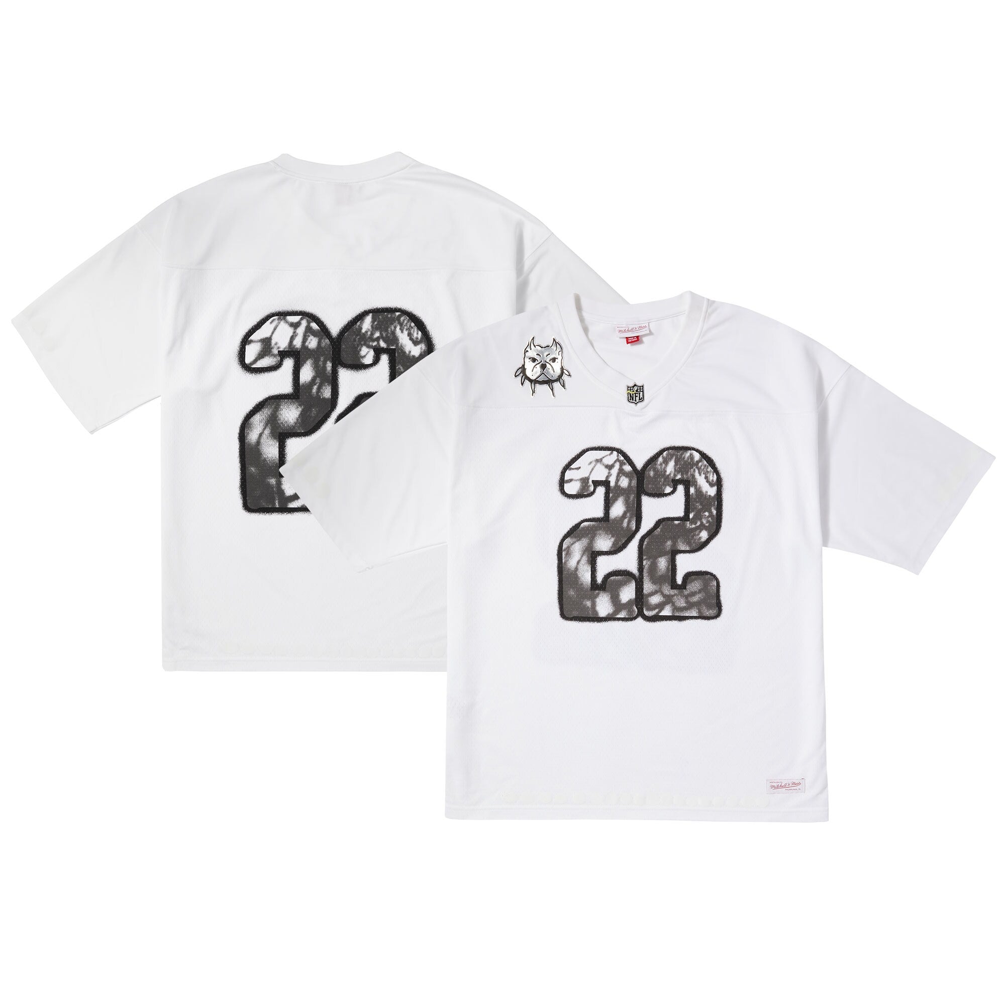 M & N �FL Por La Cultura x CHITO Limited Edition Jersey - White | Stitched Football Jersey TJS2759