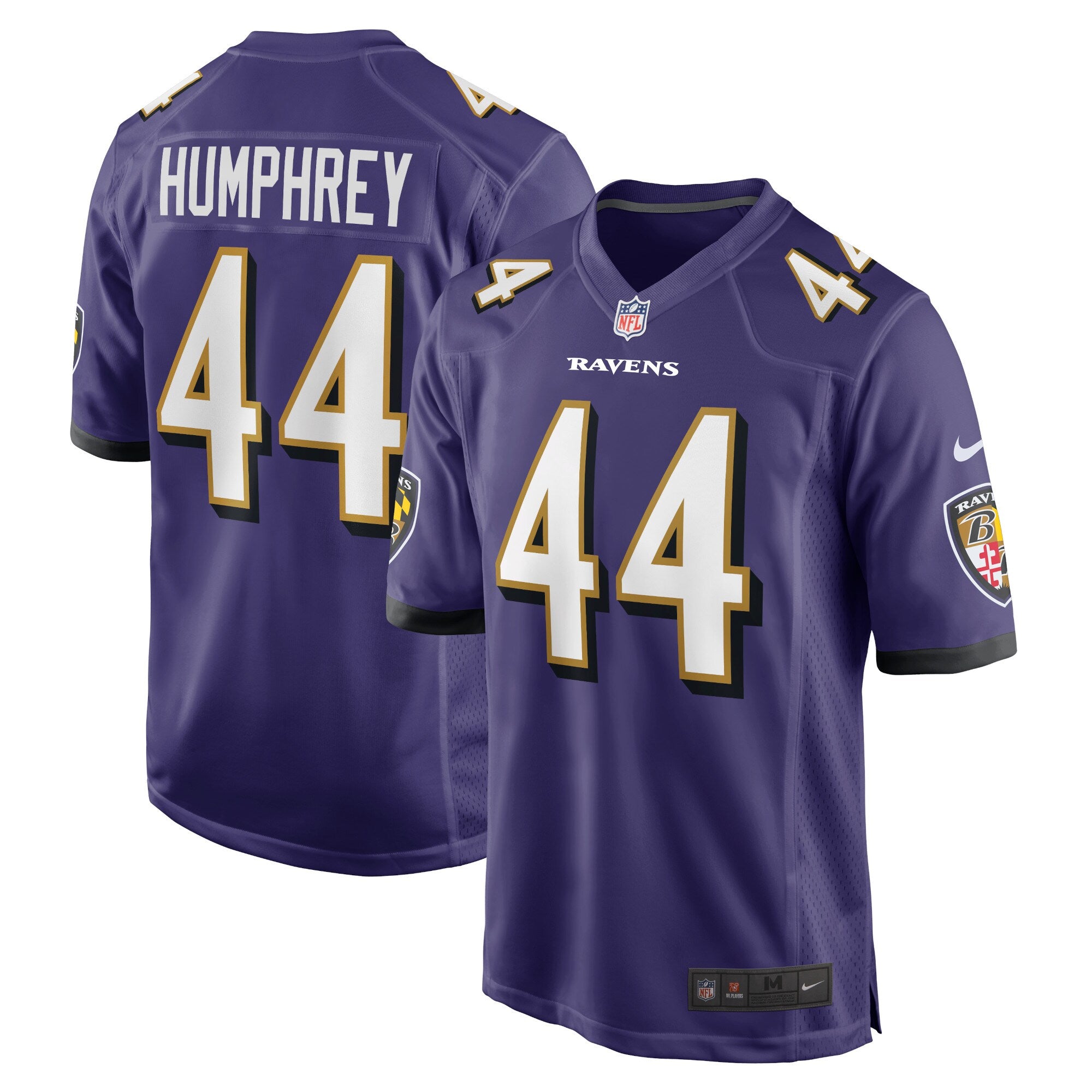 Marlon Humphrey Baltimore Ravens Game Team Jersey - Purple | Stitched Football Jersey TJS2633