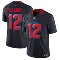 Nico Collins Houston Texans Alternate 2 Vapor F.U.S.E. Limited Jersey - Navy | Stitched Football Jersey TJS2709