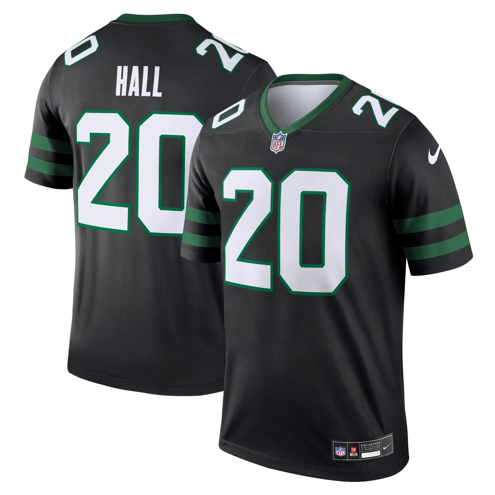 Breece Hall New York Jets Legend Player Performance Top - Black | Stitched Football Jersey TJS2741