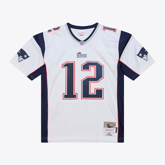 Tom Brady New England Patriots M & N 2000 Legacy Replica Jersey - White | Stitched Football Jersey TJS2725