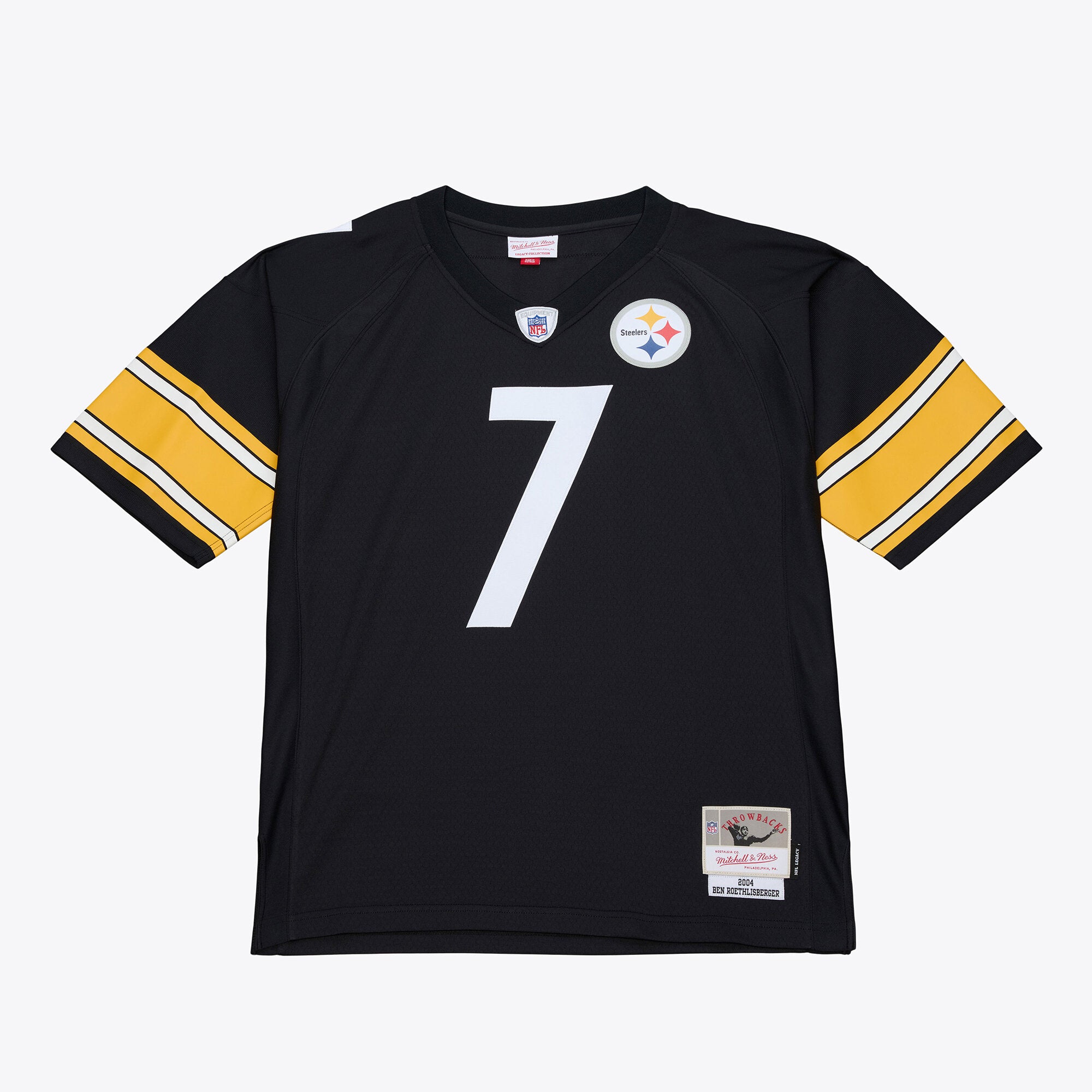 Ben Roethlisberger Pittsburgh Steelers M & N 2004 Big & Tall Legacy Retired Player Jersey - Black | Stitched Football Jersey TJS2663