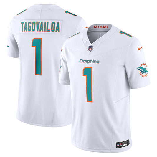 Tua Tagovailoa Miami Dolphins Vapor F.U.S.E. Limited Jersey - White | Stitched Football Jersey TJS2681