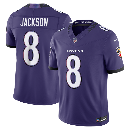 Lamar Jackson Baltimore Ravens Vapor F.U.S.E. Stitched Limited Jersey - Purple | Stitched Football Jersey TJS2649
