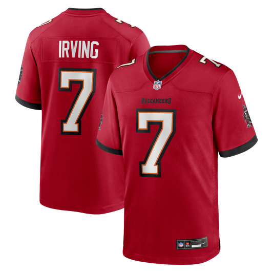 Bucky Irving Tampa Bay Buccaneers Game Jersey - Red | Stitched Football Jersey TJS2634