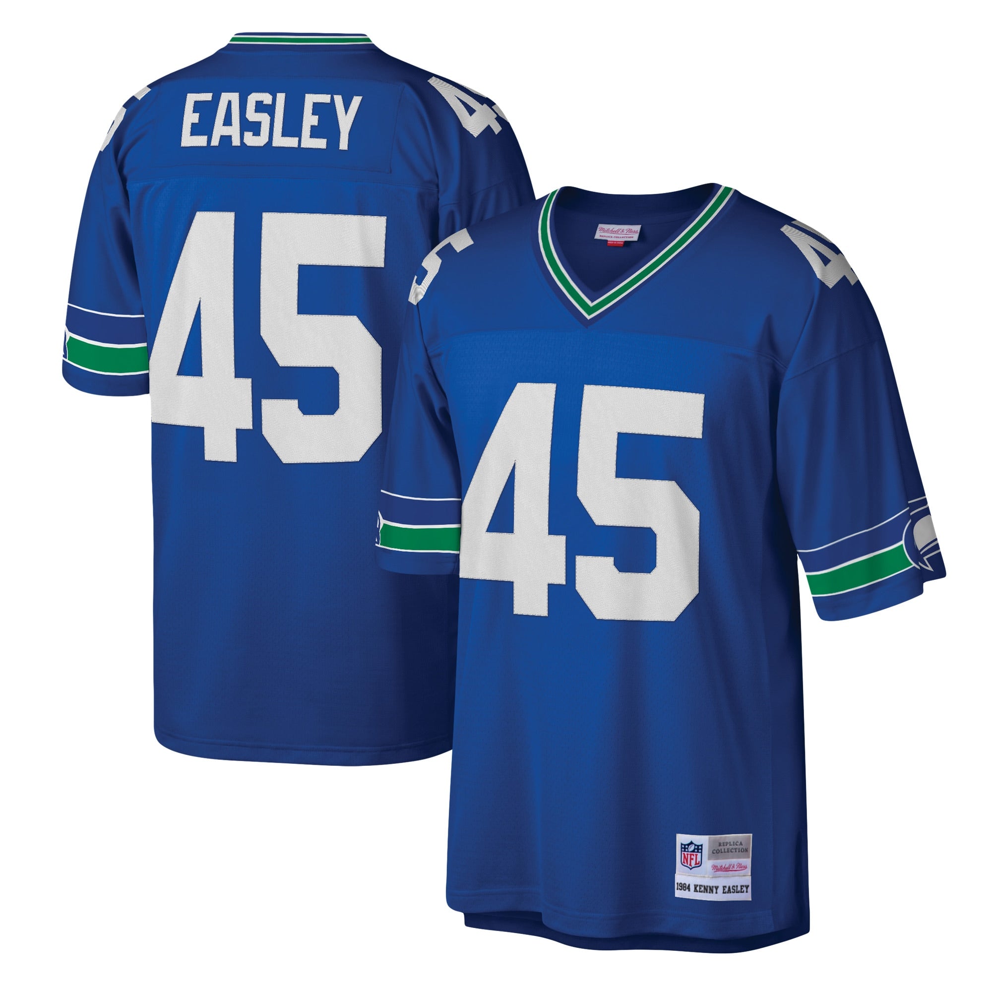 Kenny Easley Seattle Seahawks M & N Legacy Replica Jersey - Royal | Stitched Football Jersey TJS2655