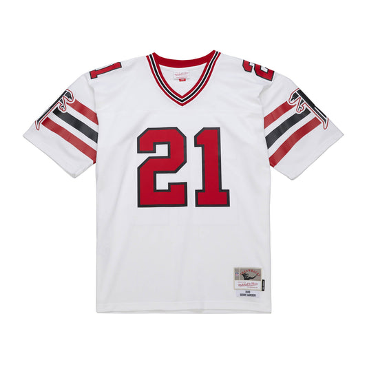 Deion Sanders Atlanta Falcons M & N 1989 Legacy Replica Jersey - White | Stitched Football Jersey TJS2691