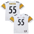Joey Porter Pittsburgh Steelers M & N 2005 Throwback Retired Player Jersey - White | Stitched Football Jersey TJS2698