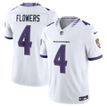 Zay Flowers Baltimore Ravens Vapor F.U.S.E. Stitched Limited Jersey - White | Stitched Football Jersey TJS2755