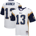 Kurt Warner Los Angeles Rams M & N Big & Tall 2001 Retired Player Replica Jersey - White | Stitched Football Jersey TJS2790