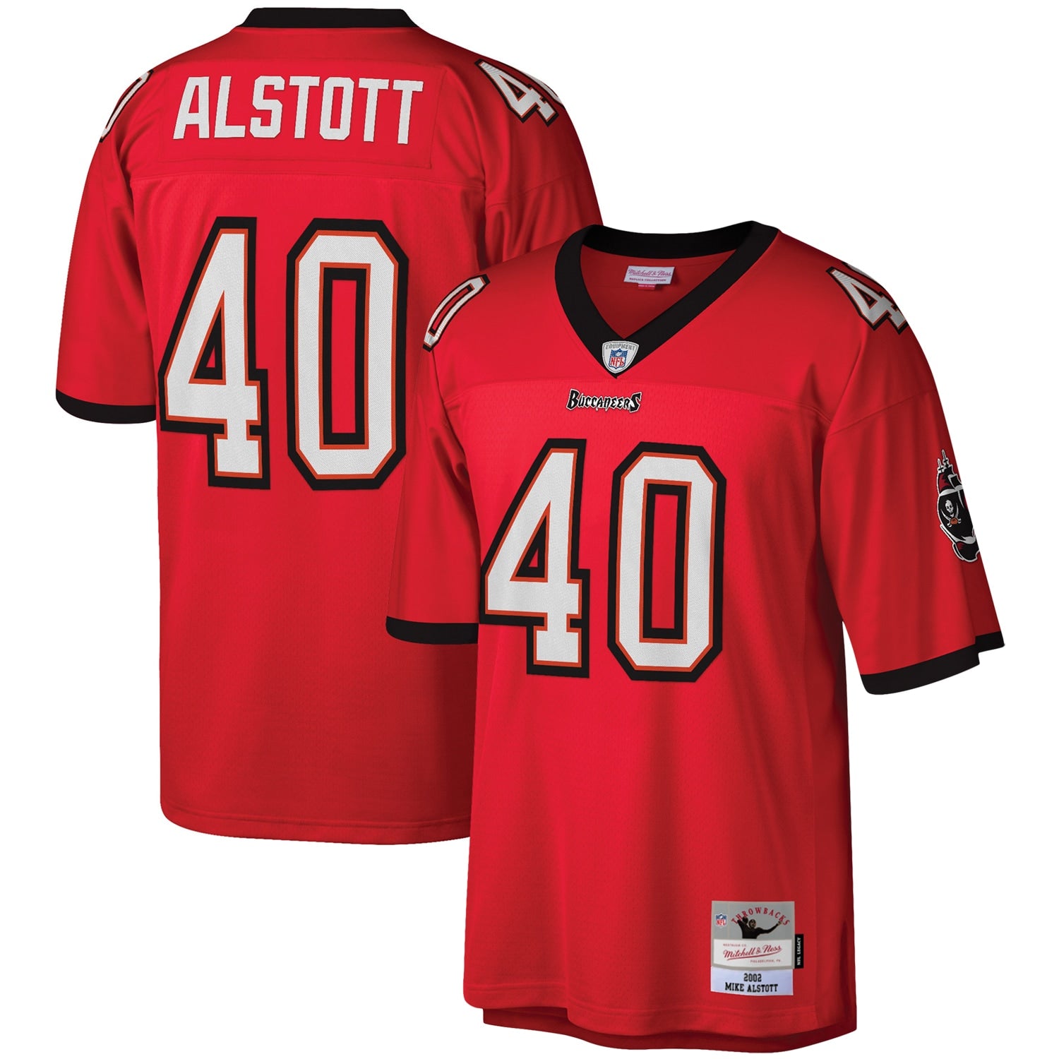 Mike Alstott Tampa Bay Buccaneers M & N Legacy Replica Jersey - Red | Stitched Football Jersey TJS2728