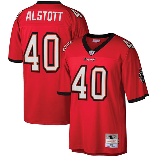 Mike Alstott Tampa Bay Buccaneers M & N Legacy Replica Jersey - Red | Stitched Football Jersey TJS2728
