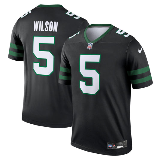 Garrett Wilson New York Jets Legend Player Performance Top - Black | Stitched Football Jersey TJS2829