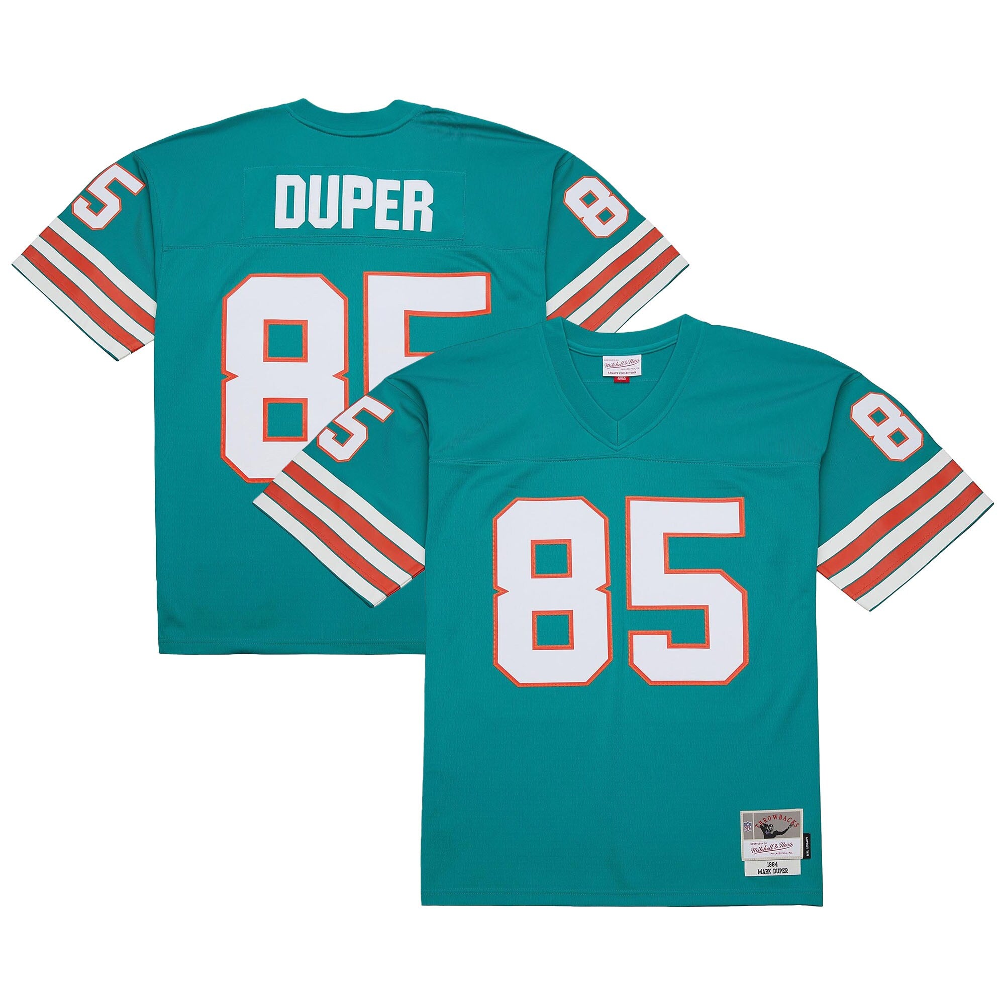 Mark Duper Miami Dolphins M & N Legacy Replica Jersey - Aqua | Stitched Football Jersey TJS2884