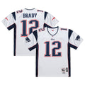 Tom Brady New England Patriots M & N 2000 Jersey - White | Stitched Football Jersey TJS2809