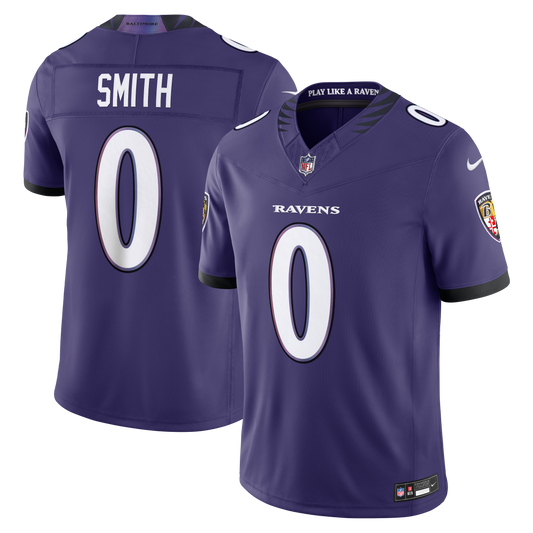 Roquan Smith Baltimore Ravens Vapor F.U.S.E. Stitched Limited Jersey - Purple | Stitched Football Jersey TJS2889