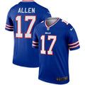 Josh Allen Buffalo Bills Legend Player Performance Top - Royal | Stitched Football Jersey TJS2910