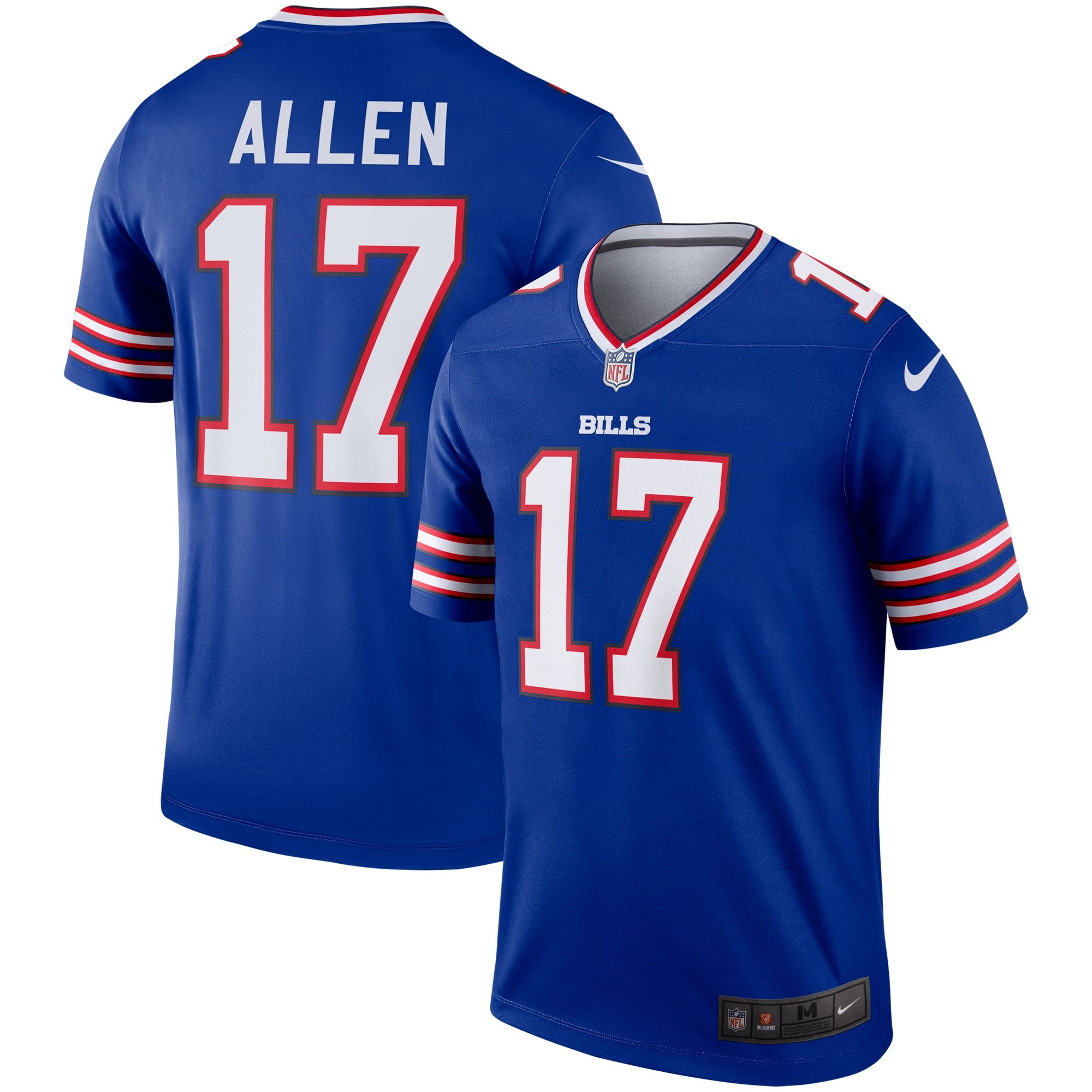 Josh Allen Buffalo Bills Legend Player Performance Top - Royal | Stitched Football Jersey TJS2910