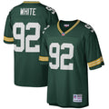 Reggie White Green Bay Packers M & N Big & Tall 1996 Retired Player Replica Jersey - Green | Stitched Football Jersey TJS2817