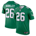 Saquon Barkley Philadelphia Eagles Legend Player Performance Top - Kelly Green | Stitched Football Jersey TJS2917