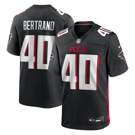 JD Bertrand Atlanta Falcons Team Game Jersey - Black | Stitched Football Jersey TJS2887
