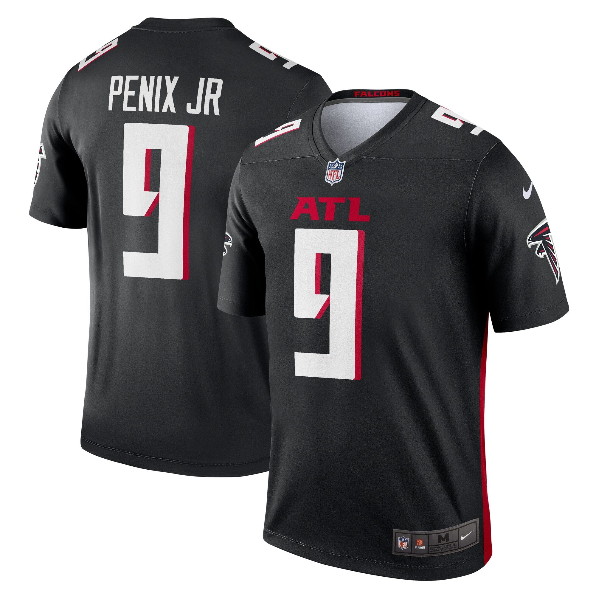 Michael Penix Jr. Atlanta Falcons Legend Player Performance Top - Black | Stitched Football Jersey TJS2882