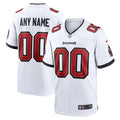 Men's White Tampa Bay Buccaneers White Custom Game Jersey | Stitched Football Jersey TJS2900