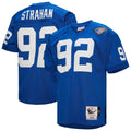Michael Strahan New York Giants 1994 M & N Throwback Retired Player Jersey - Royal | Stitched Football Jersey TJS2830