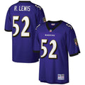 Ray Lewis Baltimore Ravens M & N Big & Tall 2000 Retired Player Replica Jersey - Purple | Stitched Football Jersey TJS2806