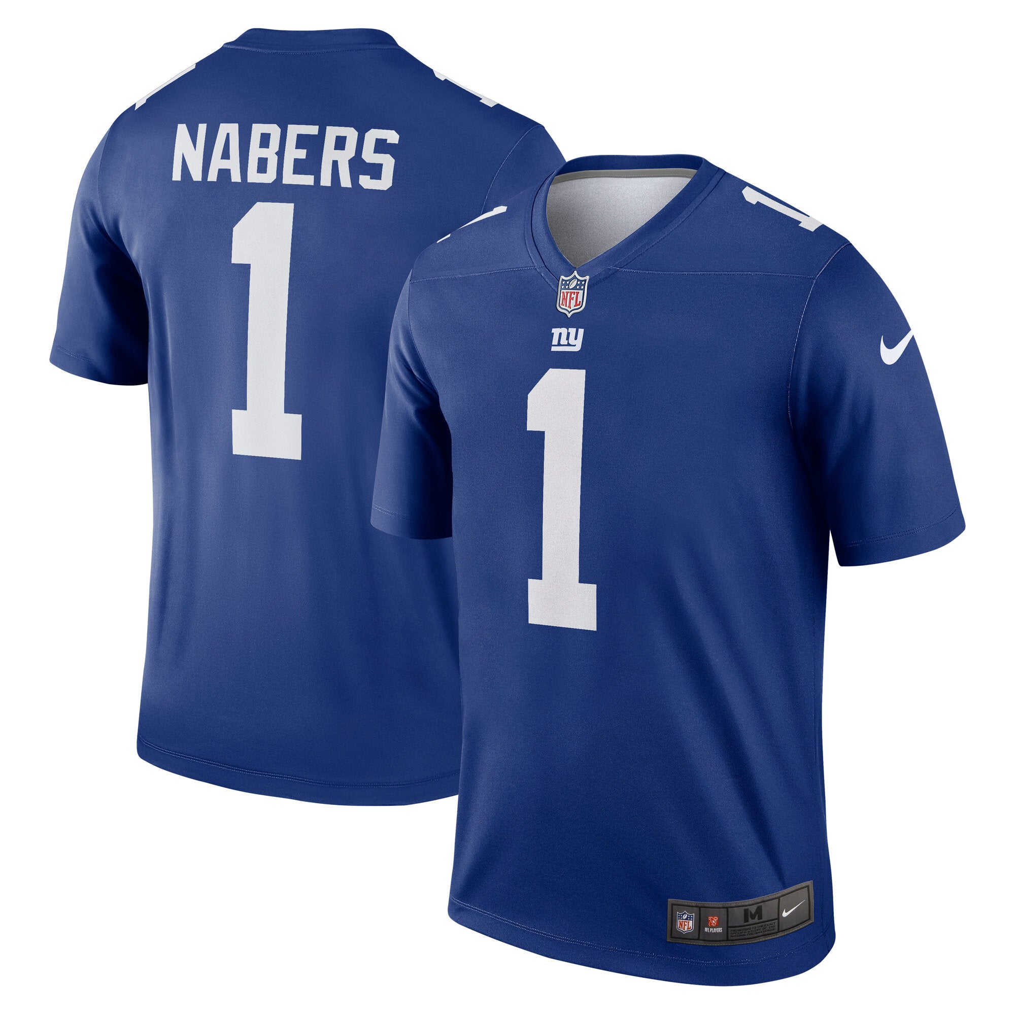 Malik Nabers New York Giants Legend Player Performance Top - Royal | Stitched Football Jersey TJS2933