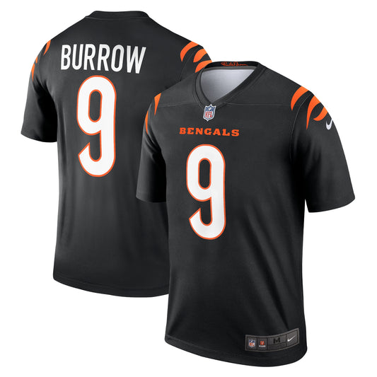 Joe Burrow Cincinnati Bengals Legend Player Performance Top - Black | Stitched Football Jersey TJS2823