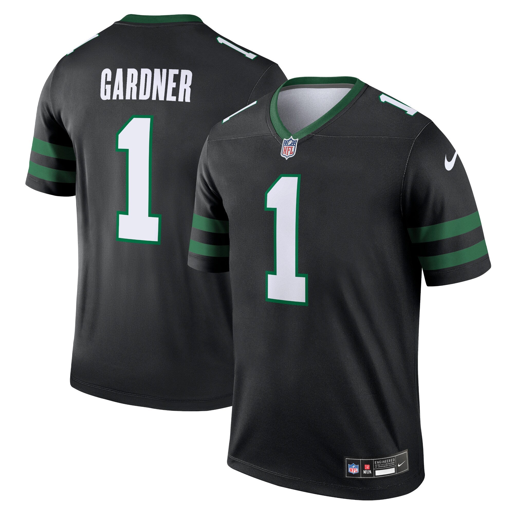 Ahmad Sauce Gardner New York Jets Legend Player Performance Top - Black | Stitched Football Jersey TJS2825