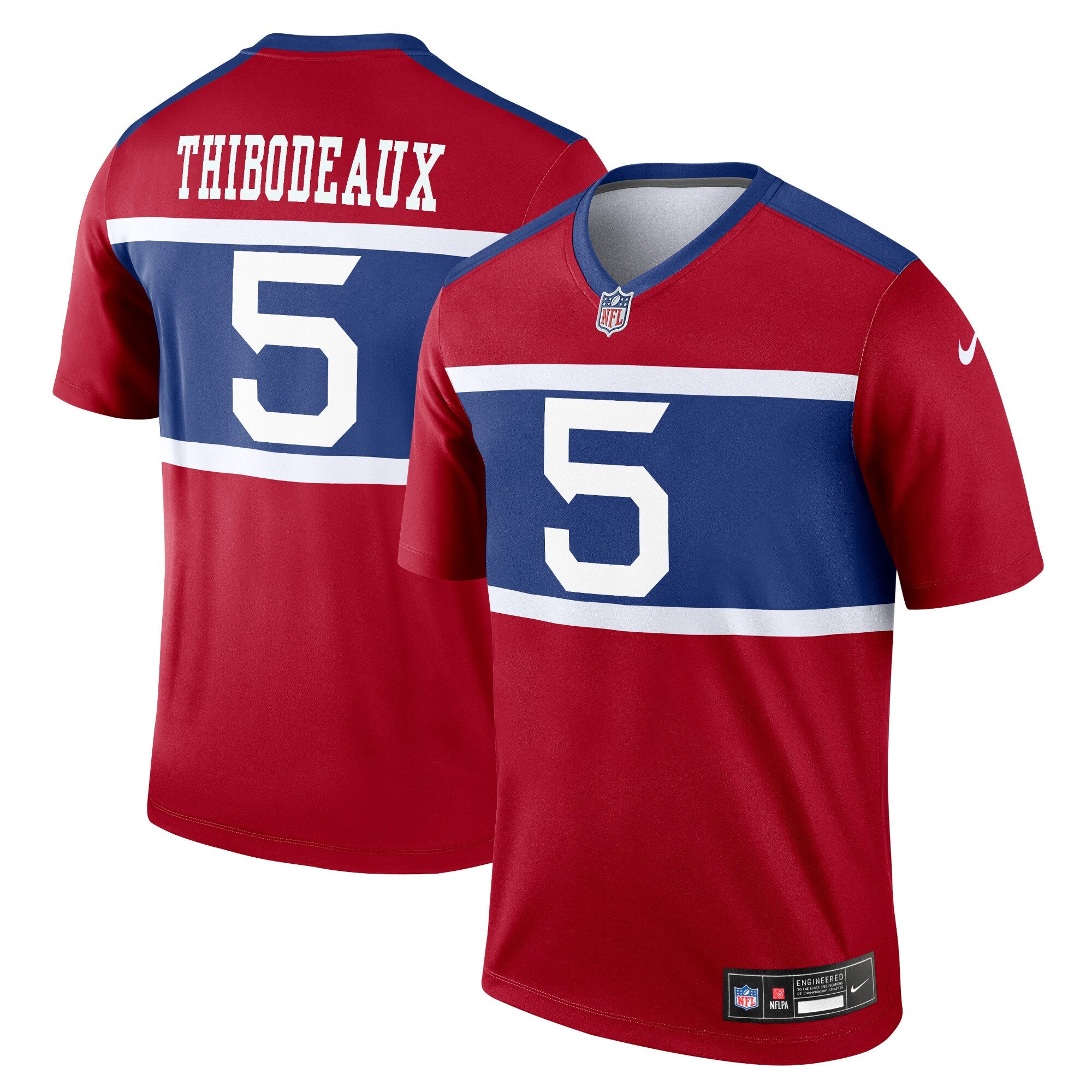 Kayvon Thibodeaux New York Giants Legend Player Performance Top - Red | Stitched Football Jersey TJS2934