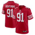 Sam Okuayinonu San Francisco 49ers Team Game Jersey - Scarlet | Stitched Football Jersey TJS2892