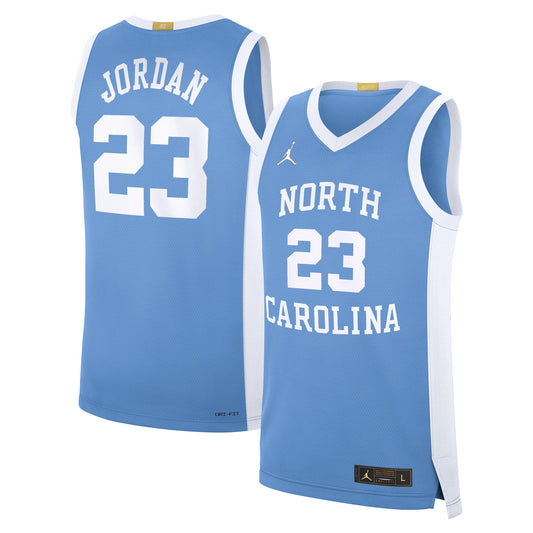Michael Jordan North Carolina Tar Heels Road Replica Basketball Jersey - Carolina Blue | Stitched College Jersey TJS72031