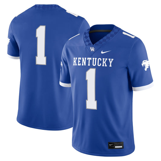 #1 Kentucky Wildcats Game Jersey - Royal | Stitched College Jersey TJS72074