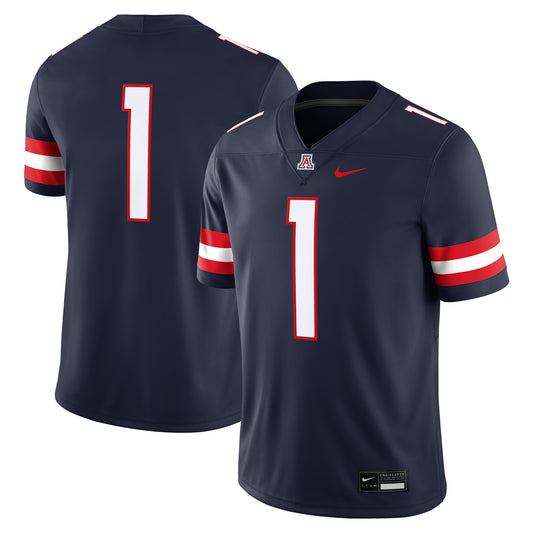 #1 Arizona Wildcats Game Jersey - Navy | Stitched College Jersey TJS72036