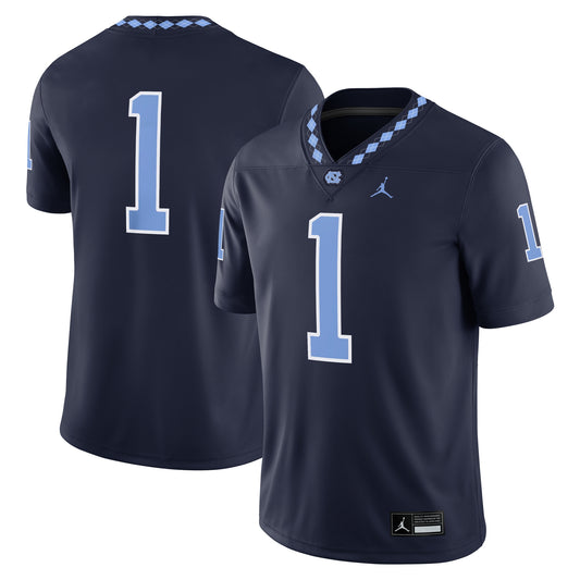 #1 North Carolina Tar Heels Alternate Game Jersey - Navy | Stitched College Jersey TJS72107