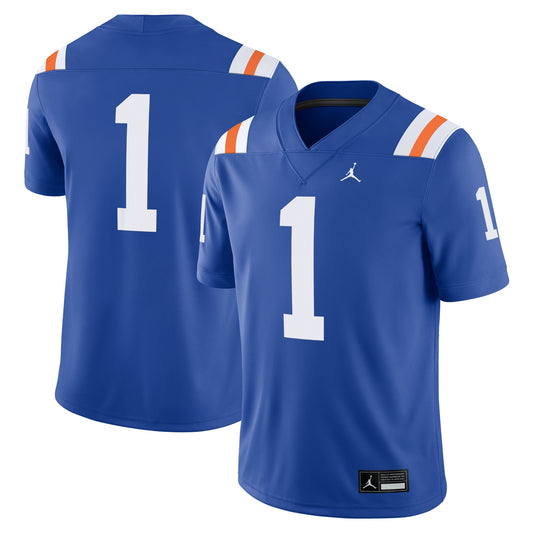 #1 Florida Gators Alternate Game Jersey - Royal | Stitched College Jersey TJS72114