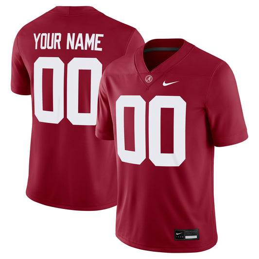 Alabama Crimson Tide Custom Football Game Jersey - Crimson | Stitched College Jersey TJS72028
