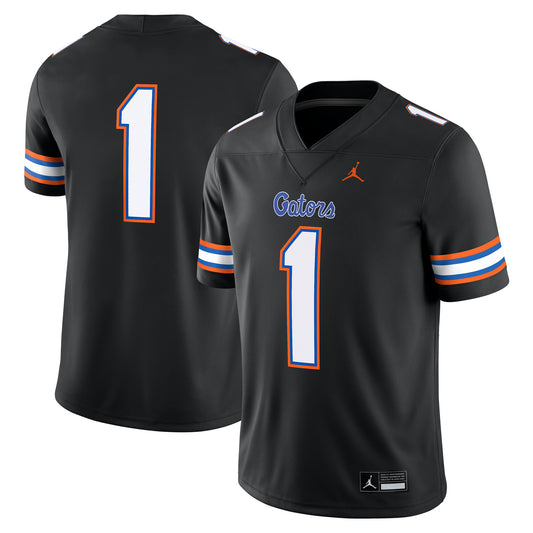 #1 Florida Gators Alternate Game Jersey - Black | Stitched College Jersey TJS72103