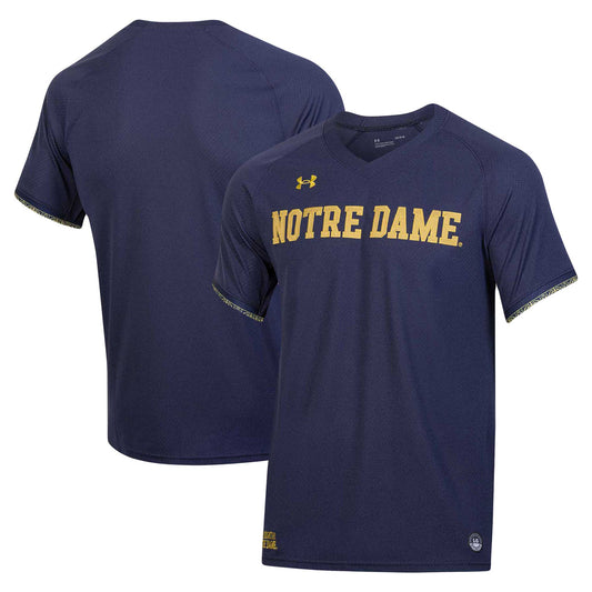 Notre Dame Fighting Irish Replica Baseball Jersey - Navy | Stitched College Jersey TJS72116