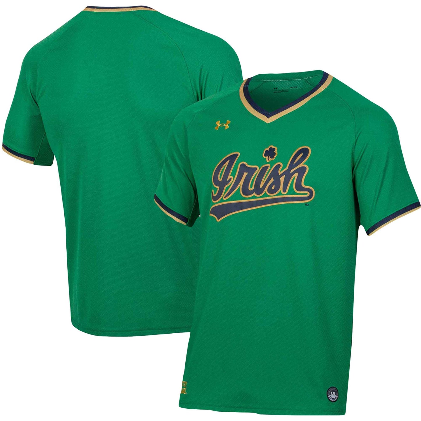 Notre Dame Fighting Irish Replica Baseball Jersey - Green | Stitched College Jersey TJS72185